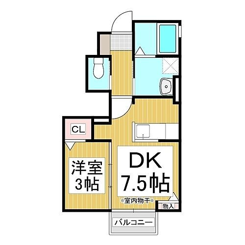 ヴィラ・飯綱 1階 1DK 賃貸物件詳細