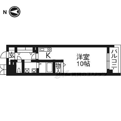京都府京都市中京区占出山町 烏丸駅 ワンルーム マンション 賃貸物件詳細
