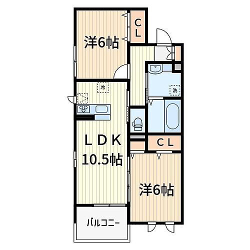 埼玉県川口市朝日1丁目 川口元郷駅 2LDK アパート 賃貸物件詳細