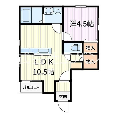 埼玉県蕨市北町4丁目 蕨駅 1LDK アパート 賃貸物件詳細