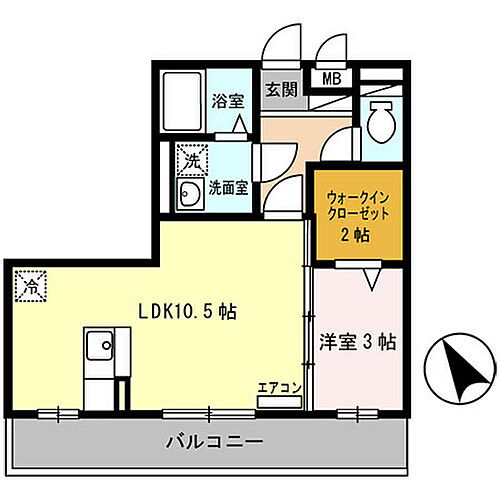 兵庫県姫路市飾磨区中浜町1丁目 西飾磨駅 1LDK アパート 賃貸物件詳細