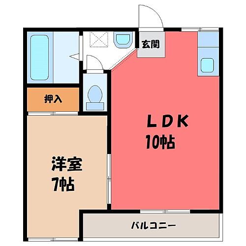 栃木県下都賀郡壬生町至宝３丁目 賃貸アパート