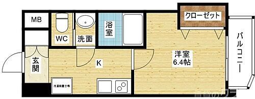 大阪府大阪市西淀川区野里2丁目 姫島駅 1K マンション 賃貸物件詳細