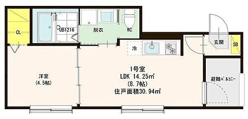 愛知県名古屋市中川区中郷2丁目226-2(地番) 高畑駅 1LDK アパート 賃貸物件詳細