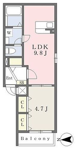 愛知県名古屋市中川区愛知町43-18 黄金駅 1LDK アパート 賃貸物件詳細