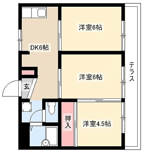 愛知県名古屋市港区小賀須4丁目952 戸田駅 3DK アパート 賃貸物件詳細