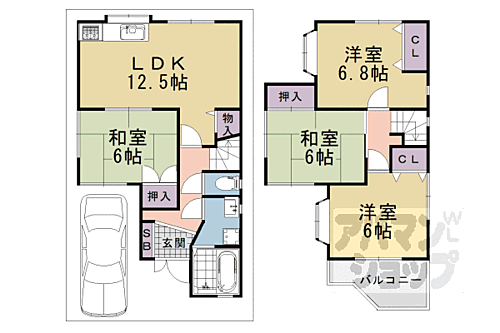 久貝２丁目貸家 4LDK 賃貸物件詳細
