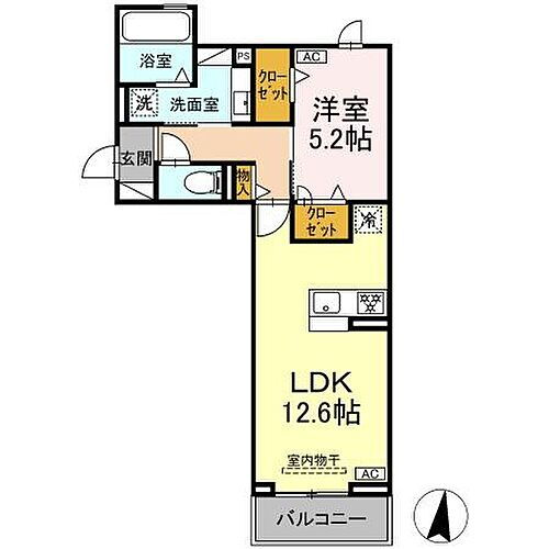 Ｄ－Ｈｉｌｌｓ龍禅寺ＩＩ 2階 1LDK 賃貸物件詳細