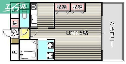 クレストシティ中井町 8階 1K 賃貸物件詳細