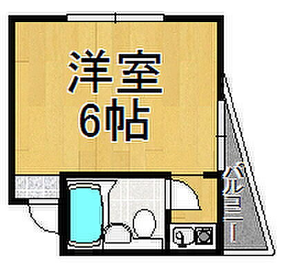 パレス阪神 3階 ワンルーム 賃貸物件詳細