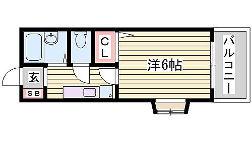 兵庫県姫路市東今宿5丁目 播磨高岡駅 1K マンション 賃貸物件詳細