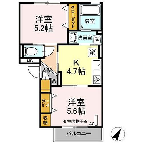 東京都町田市鶴間8丁目 南町田グランベリーＰ駅 2K アパート 賃貸物件詳細