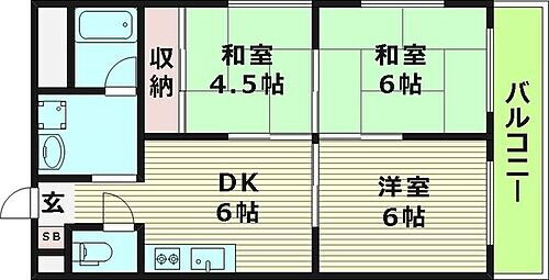 新栄プロパティー千林２ 4階 3DK 賃貸物件詳細