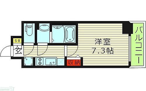 大阪府大阪市東成区大今里南5丁目 新深江駅 1K マンション 賃貸物件詳細