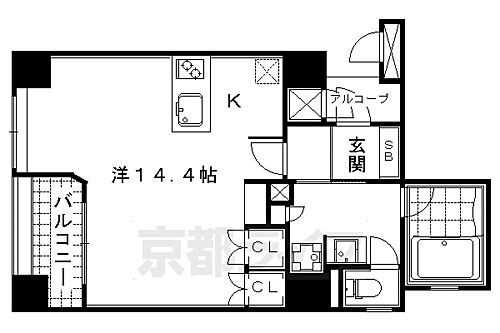 京都府京都市中京区金吹町 烏丸御池駅 ワンルーム マンション 賃貸物件詳細