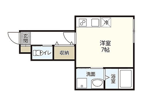 広島県広島市西区井口1丁目 井口駅 ワンルーム アパート 賃貸物件詳細