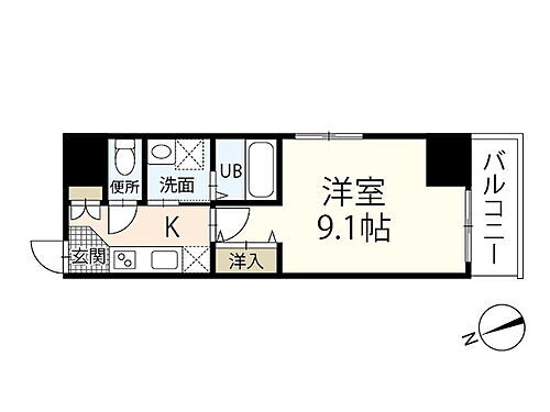 広島県広島市中区西白島町 新白島駅 1K マンション 賃貸物件詳細