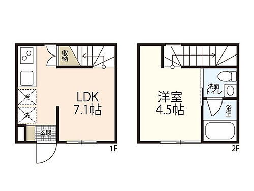 広島県広島市中区吉島東1丁目 御幸橋駅 1LDK アパート 賃貸物件詳細