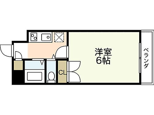 広島県広島市中区大手町5丁目 鷹野橋駅 1K マンション 賃貸物件詳細