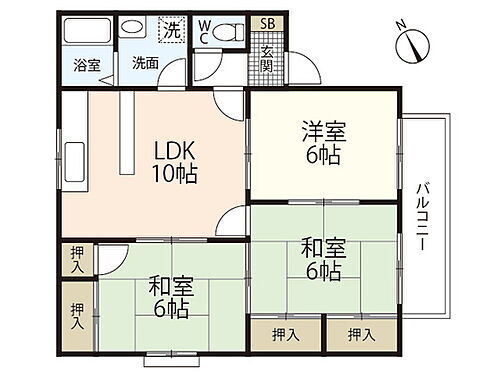 広島県広島市西区田方1丁目 草津駅 3LDK アパート 賃貸物件詳細