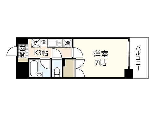 広島県広島市西区横川町3丁目 横川駅 1K マンション 賃貸物件詳細