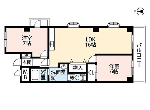 大阪府門真市岸和田3丁目36-21 四条畷駅 2LDK マンション 賃貸物件詳細