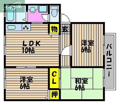 岡山県岡山市北区北長瀬本町22-26 北長瀬駅 3LDK アパート 賃貸物件詳細