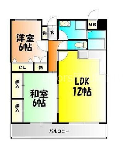 翔阿園マンション 7階 2LDK 賃貸物件詳細