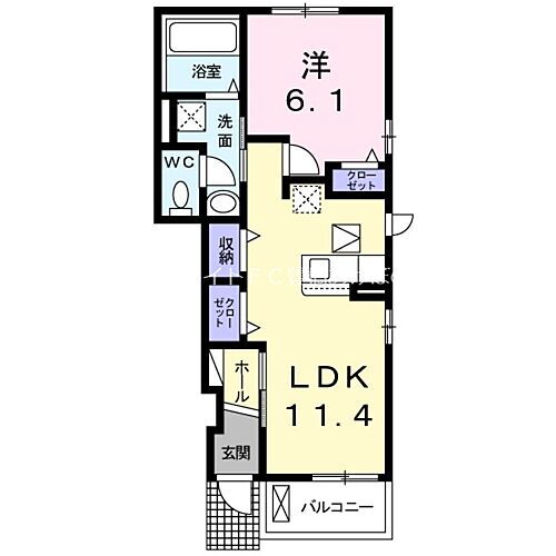 クレメント野田 1階 1LDK 賃貸物件詳細