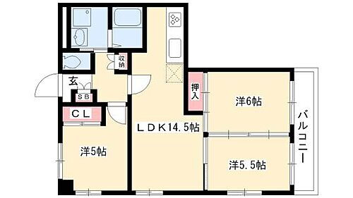 Ｈ・Ｓ　ＴＯＷＮ 3階 3LDK 賃貸物件詳細