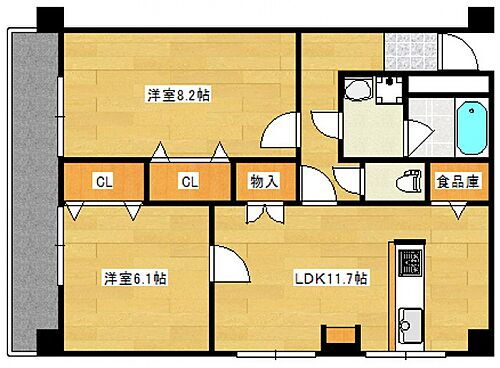 広島県広島市西区南観音6丁目 舟入川口町駅 2LDK マンション 賃貸物件詳細