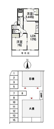 岡山県岡山市北区花尻みどり町5-100 大安寺駅 2LDK アパート 賃貸物件詳細