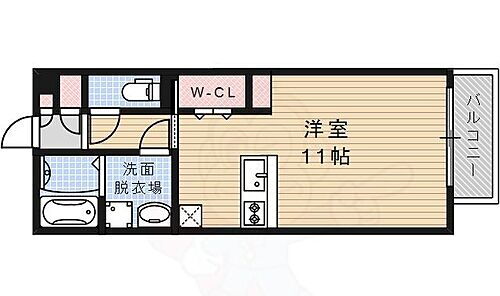 兵庫県宝塚市川面5丁目 宝塚駅 1K アパート 賃貸物件詳細