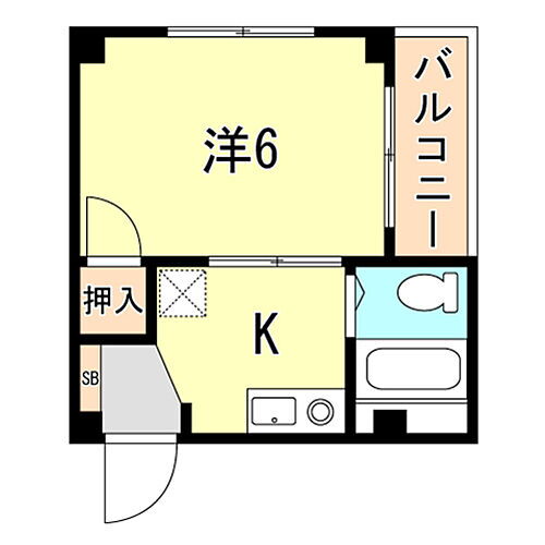 兵庫県神戸市須磨区戸政町3丁目 東須磨駅 1K マンション 賃貸物件詳細