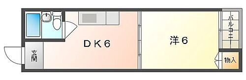 大阪府門真市中町 古川橋駅 1DK マンション 賃貸物件詳細