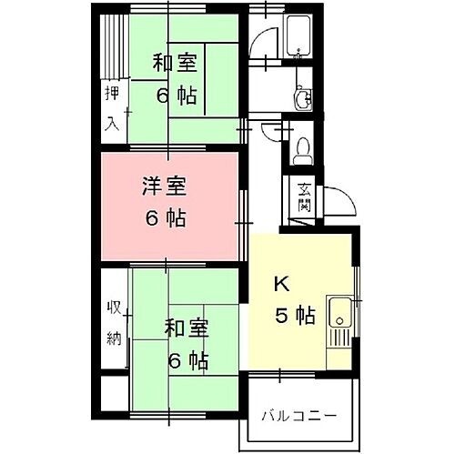 岐阜県岐阜市薮田中2丁目 西岐阜駅 3K アパート 賃貸物件詳細