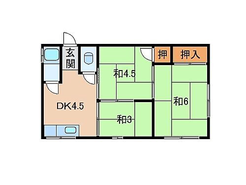 清水マンション 2階 3DK 賃貸物件詳細