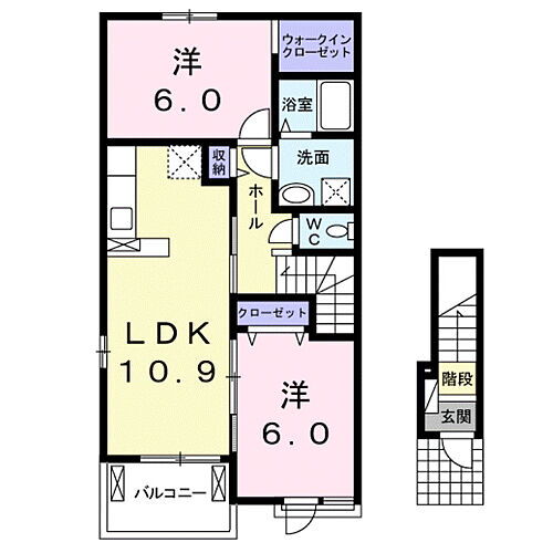 鳥取県西伯郡南部町倭384-1 米子駅 2LDK アパート 賃貸物件詳細