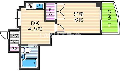 メゾンみやた 3階 1DK 賃貸物件詳細