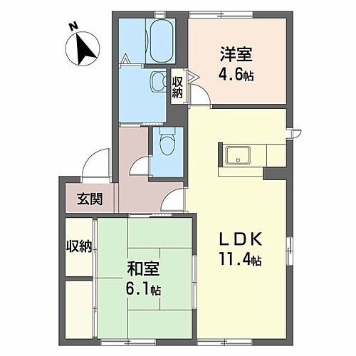 兵庫県姫路市苫編南1丁目 英賀保駅 2LDK アパート 賃貸物件詳細