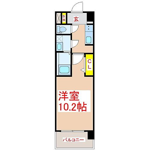 鹿児島県鹿児島市新町4番地10 いづろ通駅 1K マンション 賃貸物件詳細