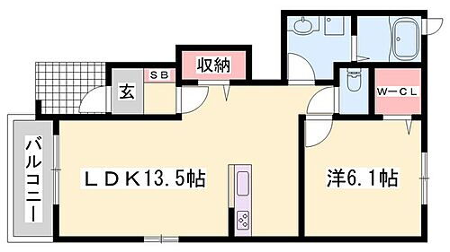 ハマナスＩＩＩ 1階 1LDK 賃貸物件詳細