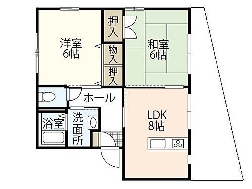 広島県広島市安佐南区西原8丁目 西原駅 2LDK アパート 賃貸物件詳細