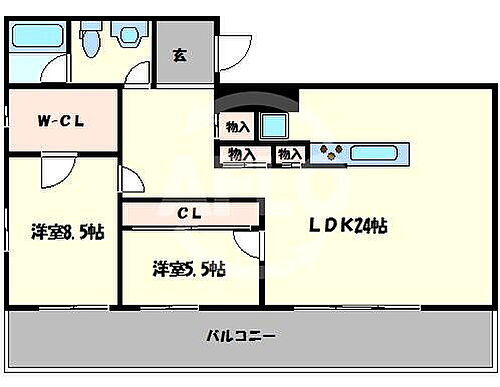 大阪府大阪市浪速区幸町2丁目 なんば駅 2LDK マンション 賃貸物件詳細