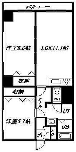 北海道旭川市七条通7丁目 旭川駅 2LDK マンション 賃貸物件詳細