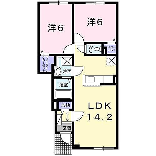 北海道滝川市朝日町西1丁目 滝川駅 2LDK アパート 賃貸物件詳細