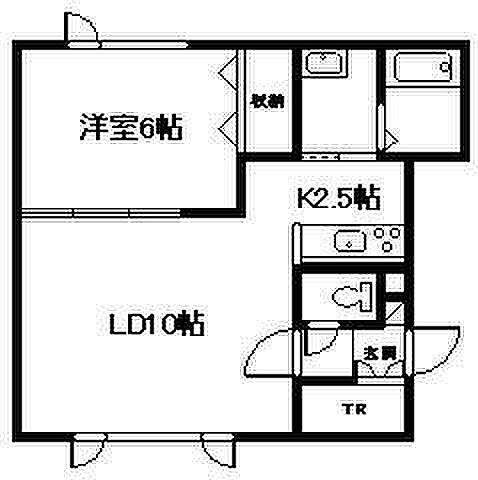 北海道旭川市東二条1丁目 旭川駅 1LDK アパート 賃貸物件詳細
