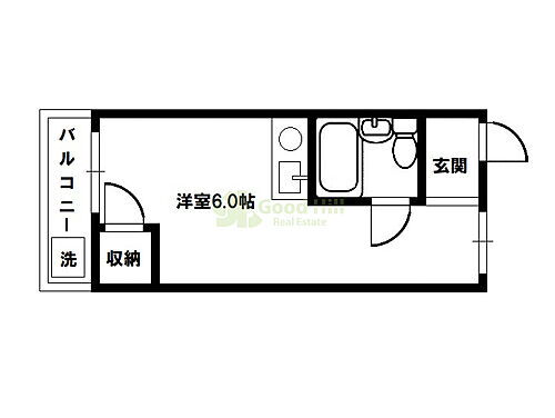 ベルハイム俊徳道 2階 ワンルーム 賃貸物件詳細