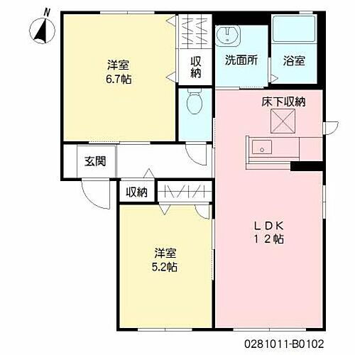 福岡県行橋市大字大野井 行橋駅 2LDK アパート 賃貸物件詳細