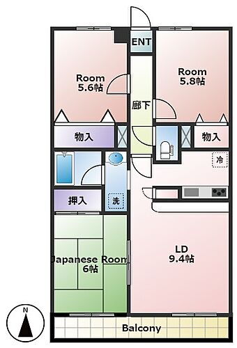 東京都東久留米市新川町１丁目 東久留米駅 3LDK マンション 賃貸物件詳細